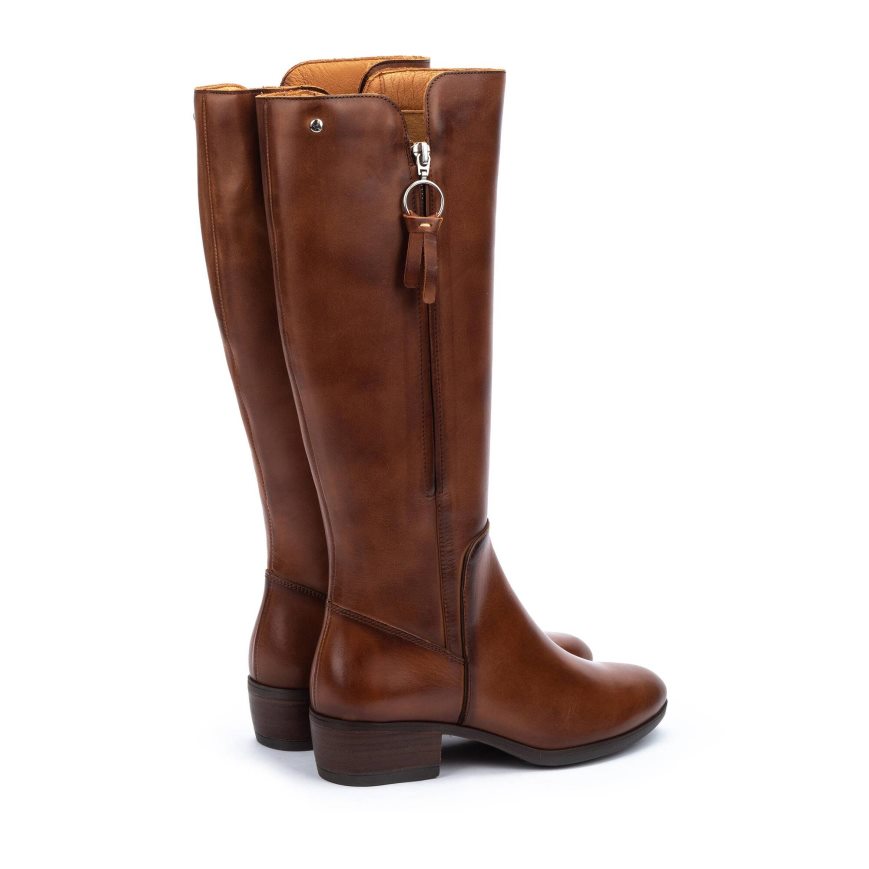 Women's Pikolinos DAROCA Knee-high Boots Brown | NZ S3AQ719